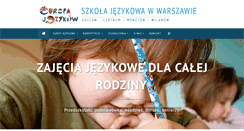 Desktop Screenshot of europajezykow.pl
